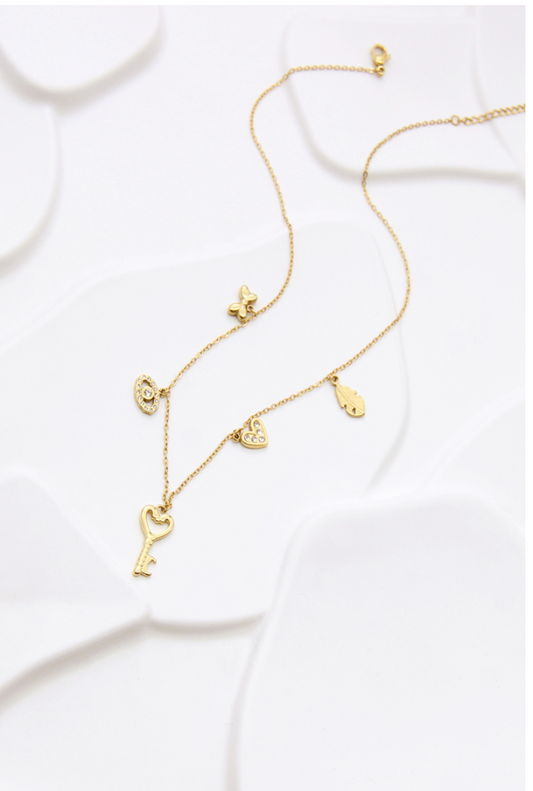 Collier Gloria doré