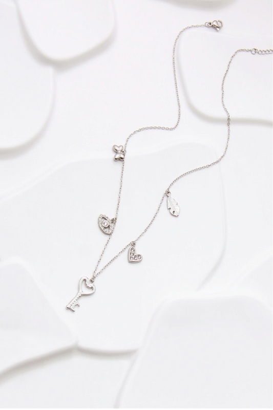 Collier Gloria argenté