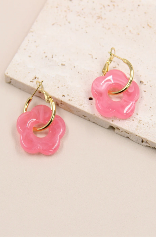 Boucle Emilie rose