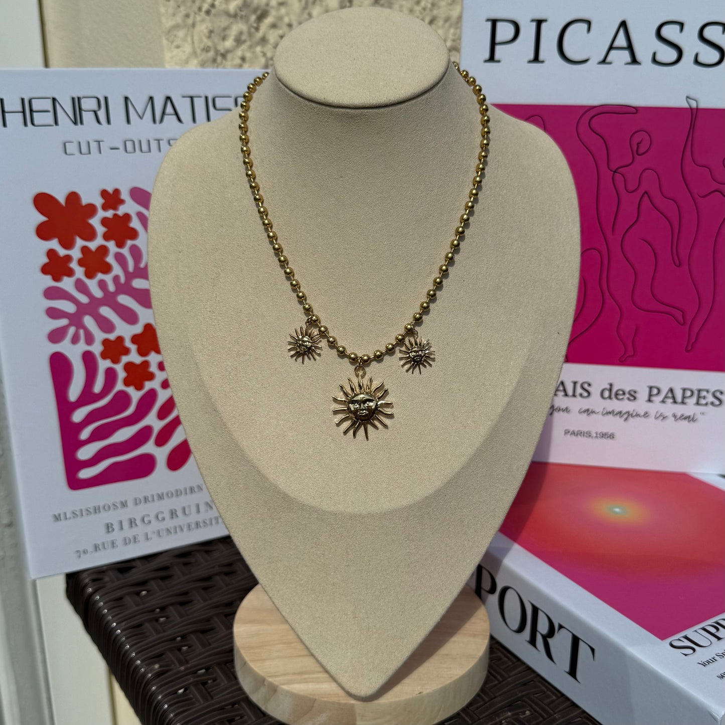 Collier Summer doré