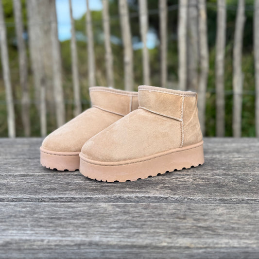 Bottine Léa beige