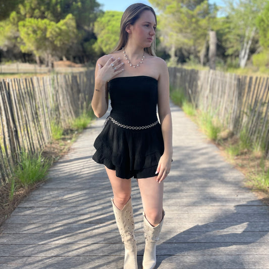 Combi-jupe/short Chloé noir