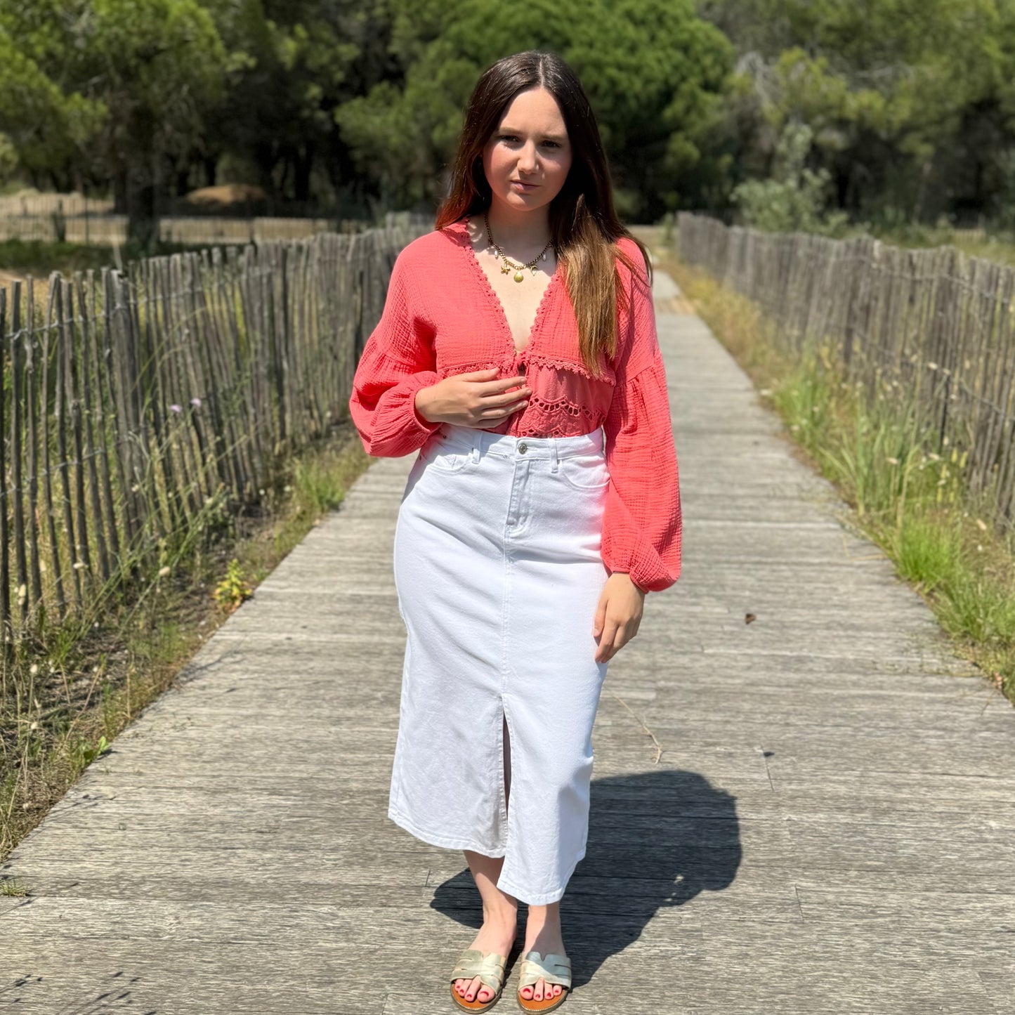 Jupe Laura blanche
