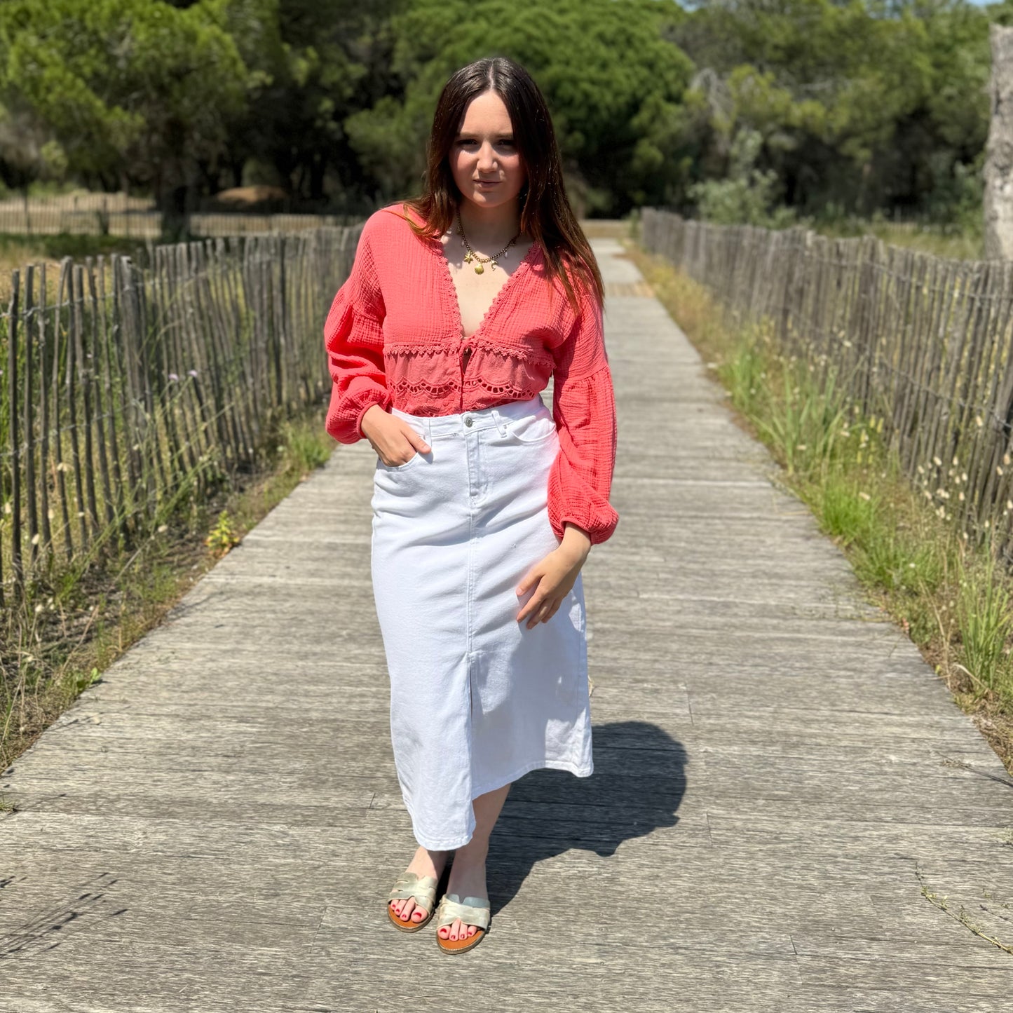 Jupe Laura blanche