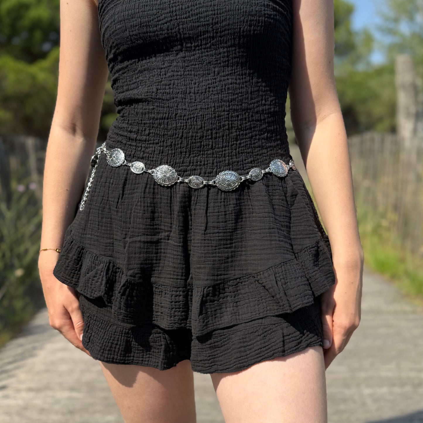 Ceinture bijoux western
