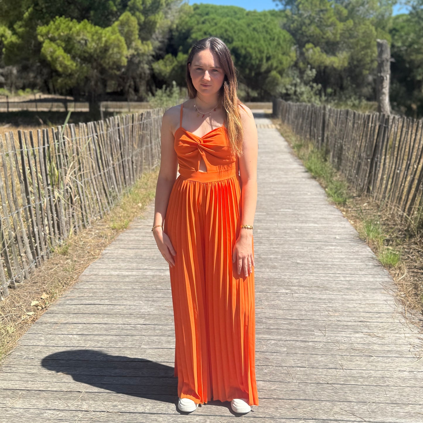 Combi-pantalon Kamilia orange