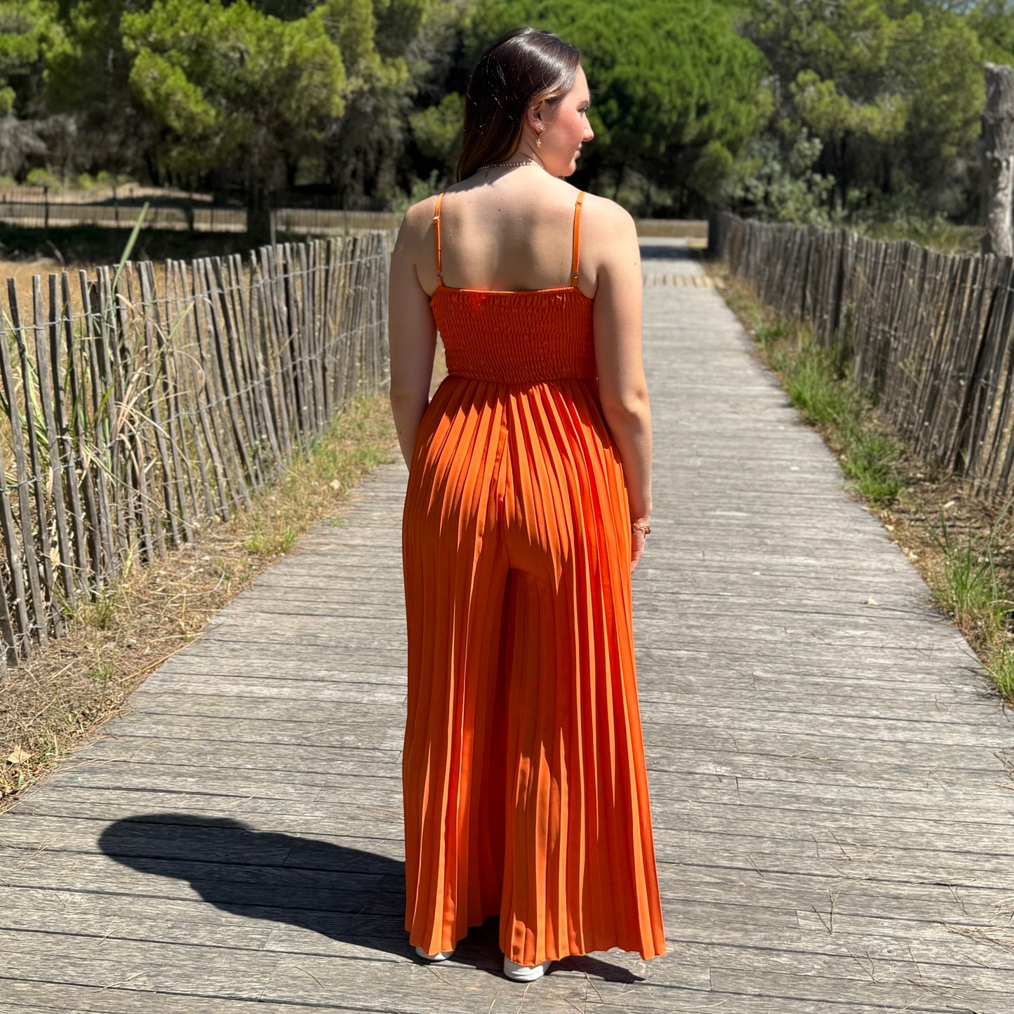 Combi-pantalon Kamilia orange
