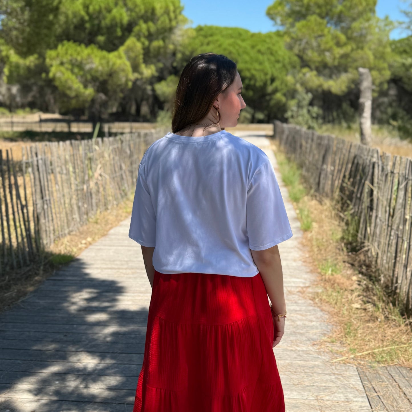 T-shirt Cassandra blanc