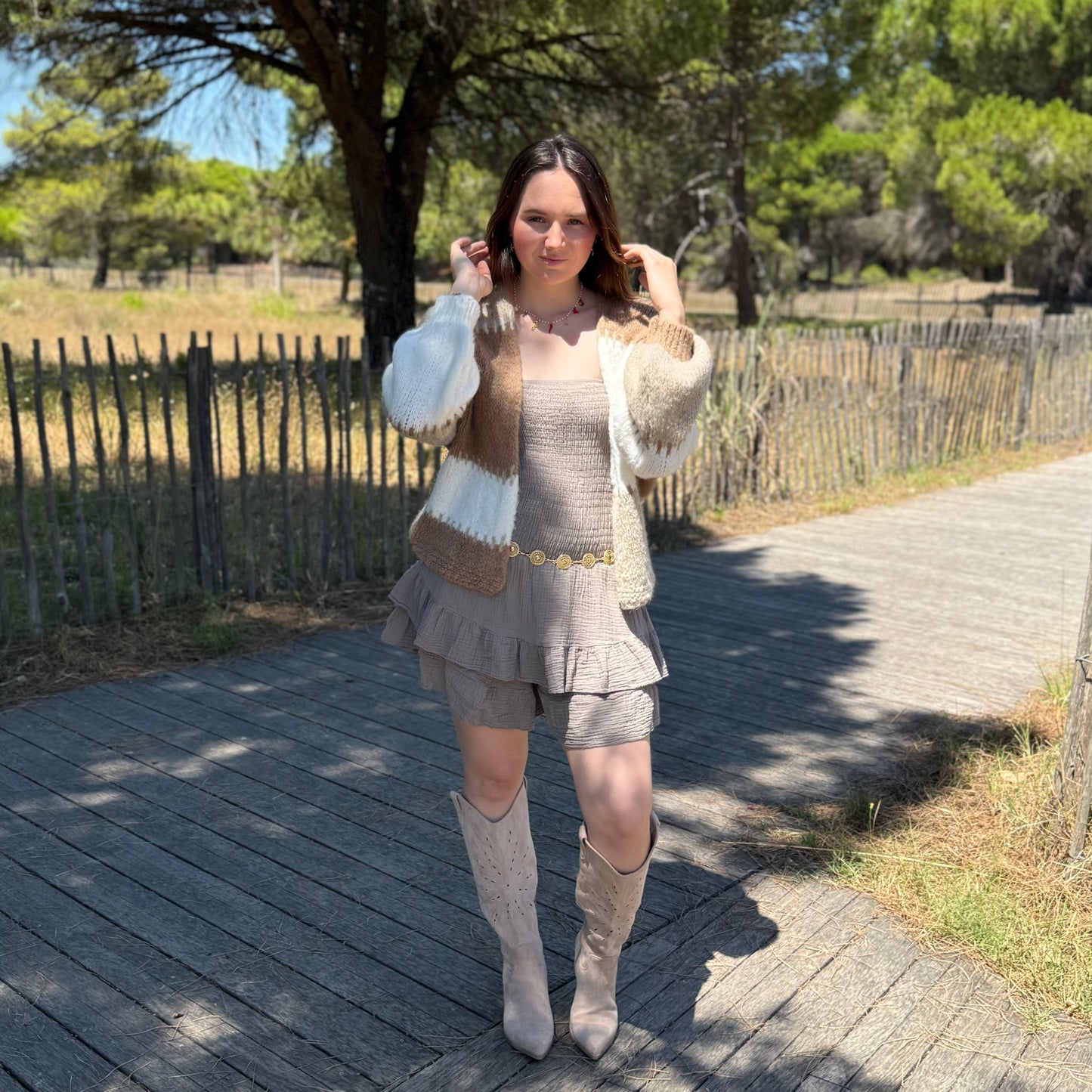 Gilet Romy beige