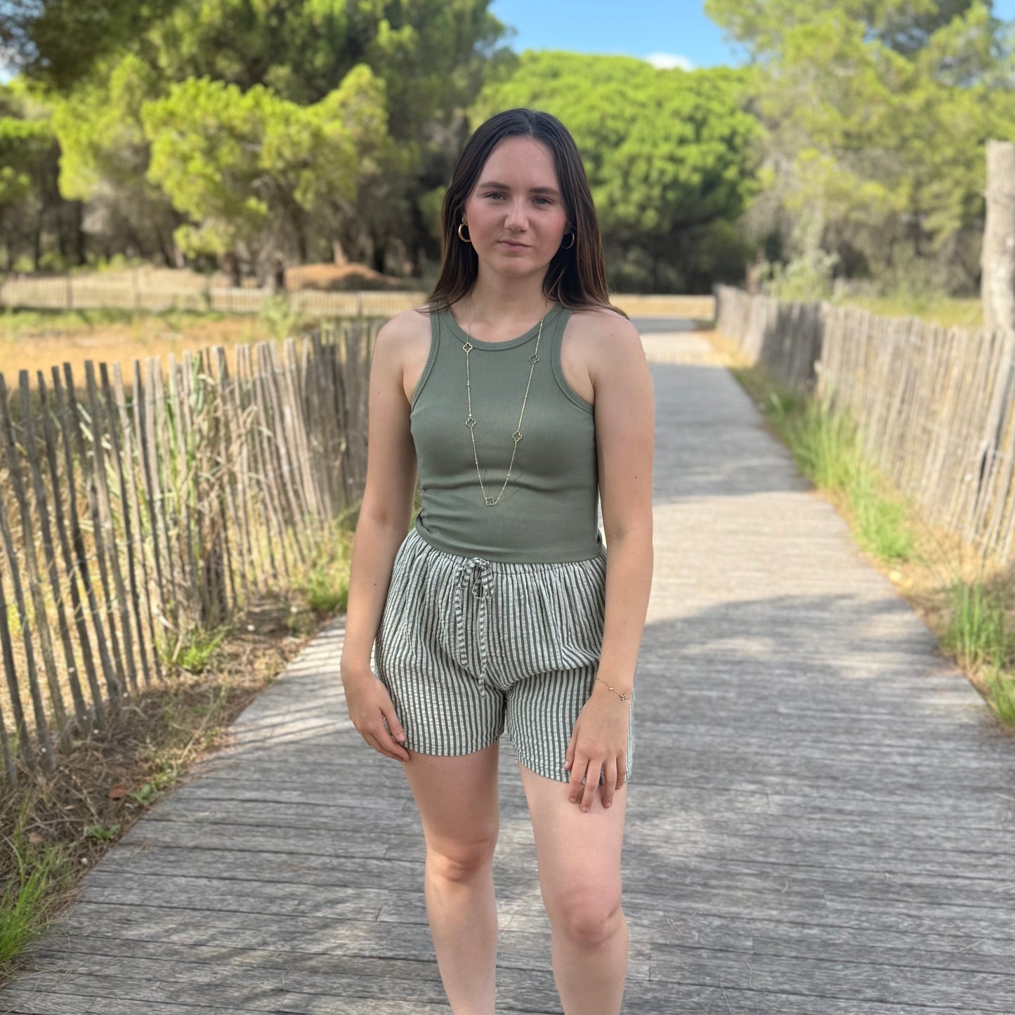 Débardeur Elena kaki