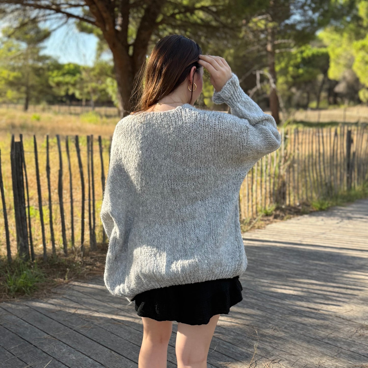 Gilet Camille gris
