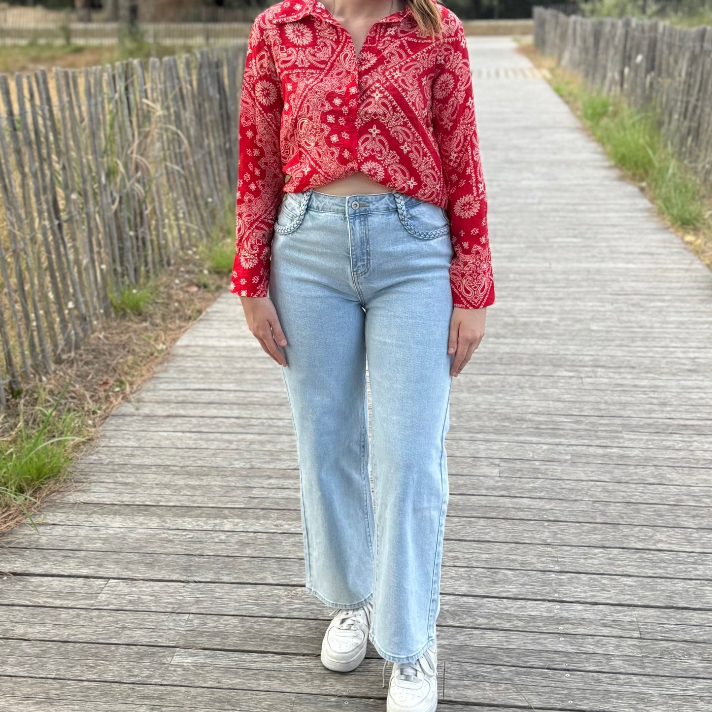 Jeans Tess bleu ciel