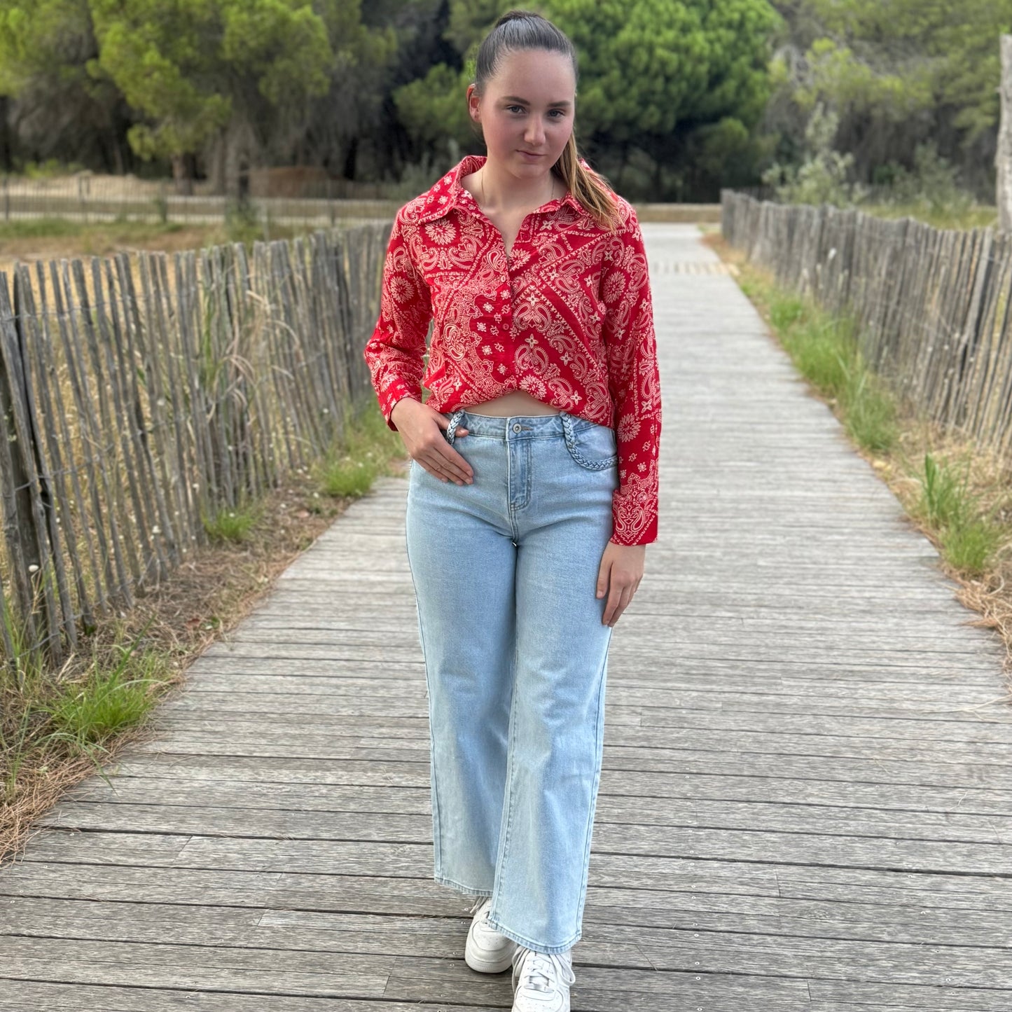 Jeans Tess bleu ciel