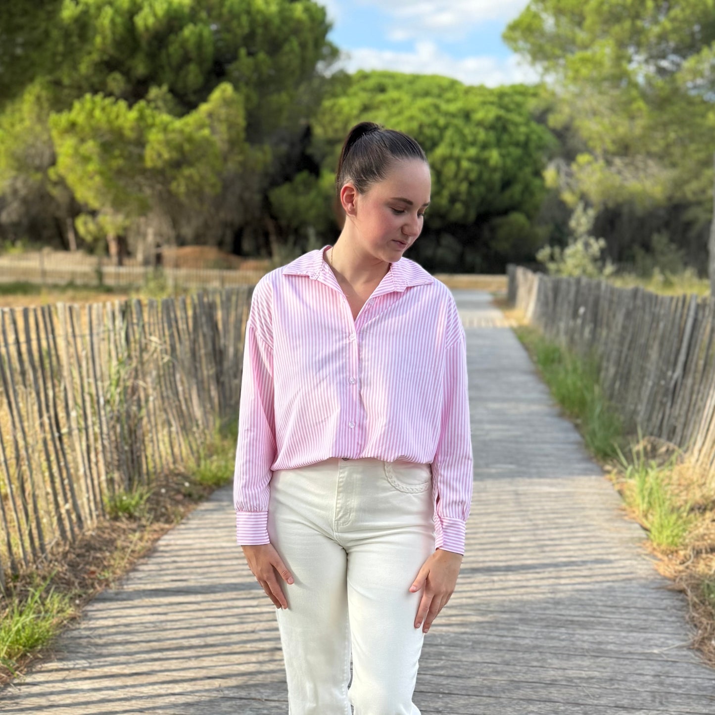 Chemise Charlene rose