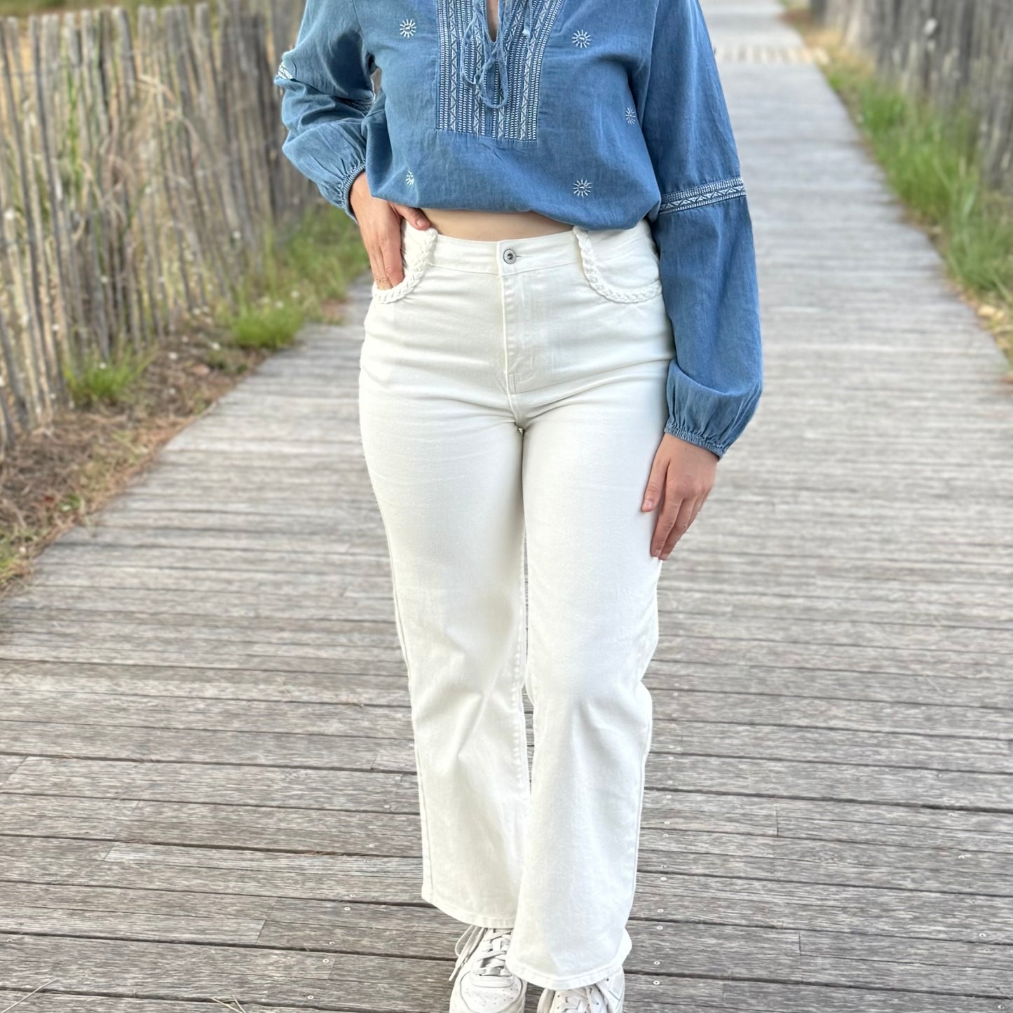 Jeans Tess blanc
