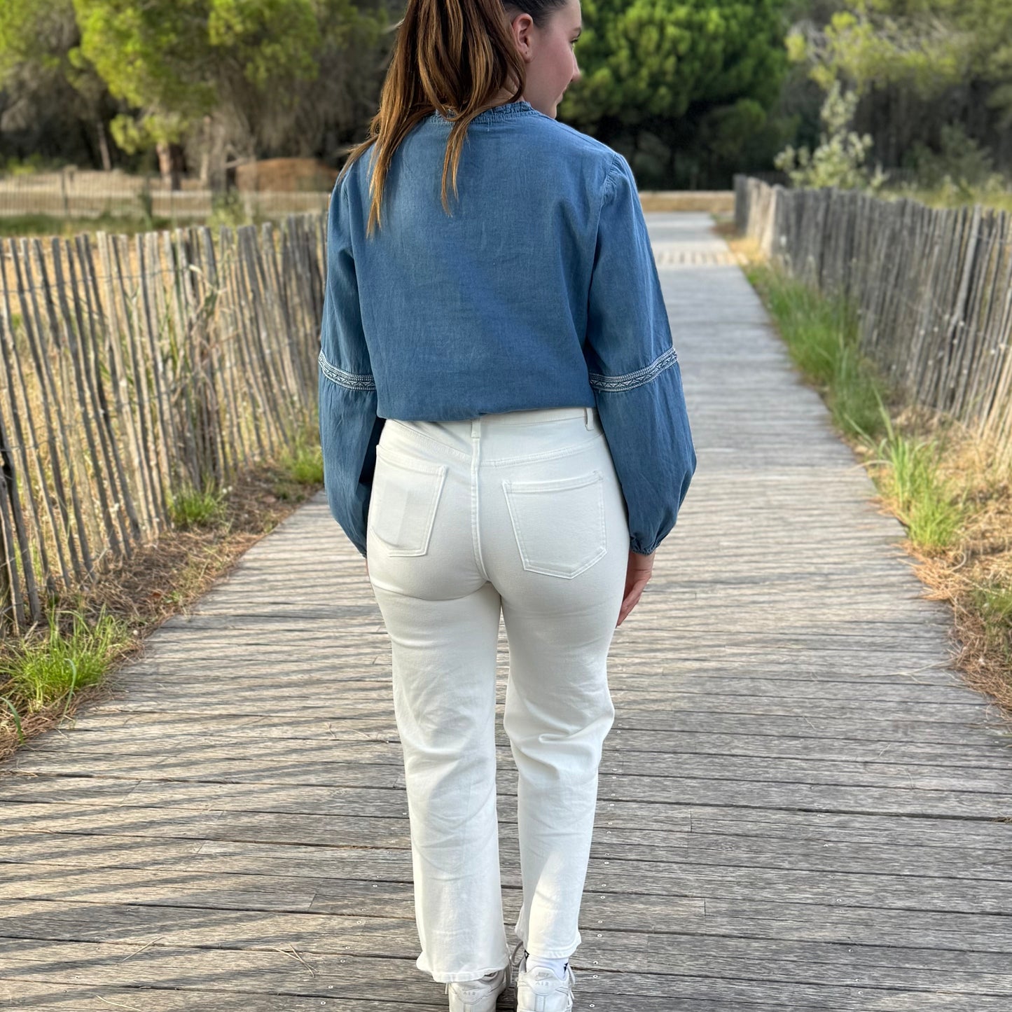 Blouse Katel bleue