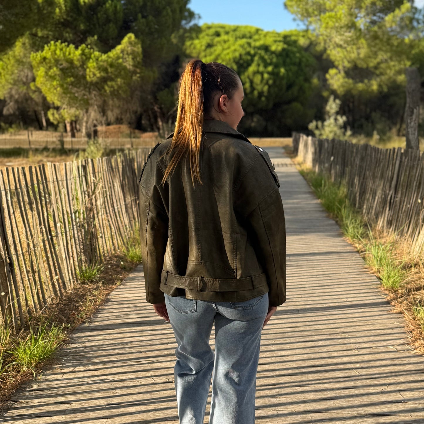 Veste Kayla taupe
