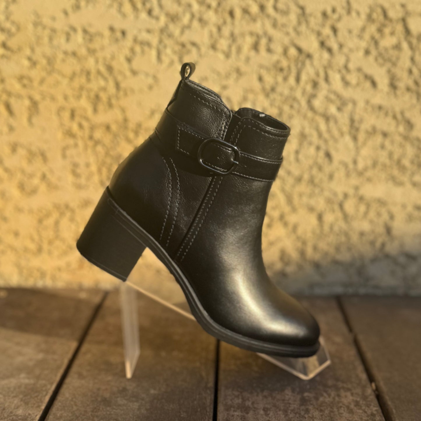 Bottine Ambre noire