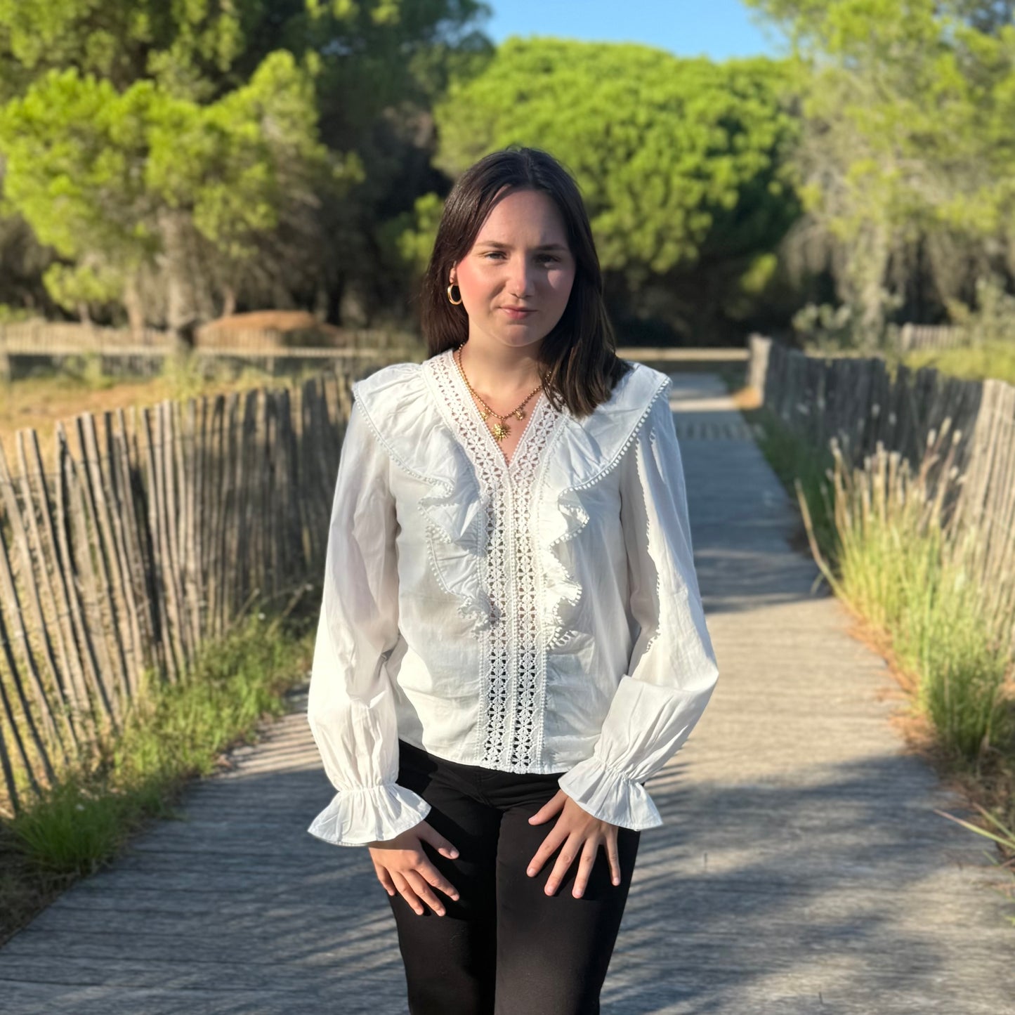 Blouse Marie blanche