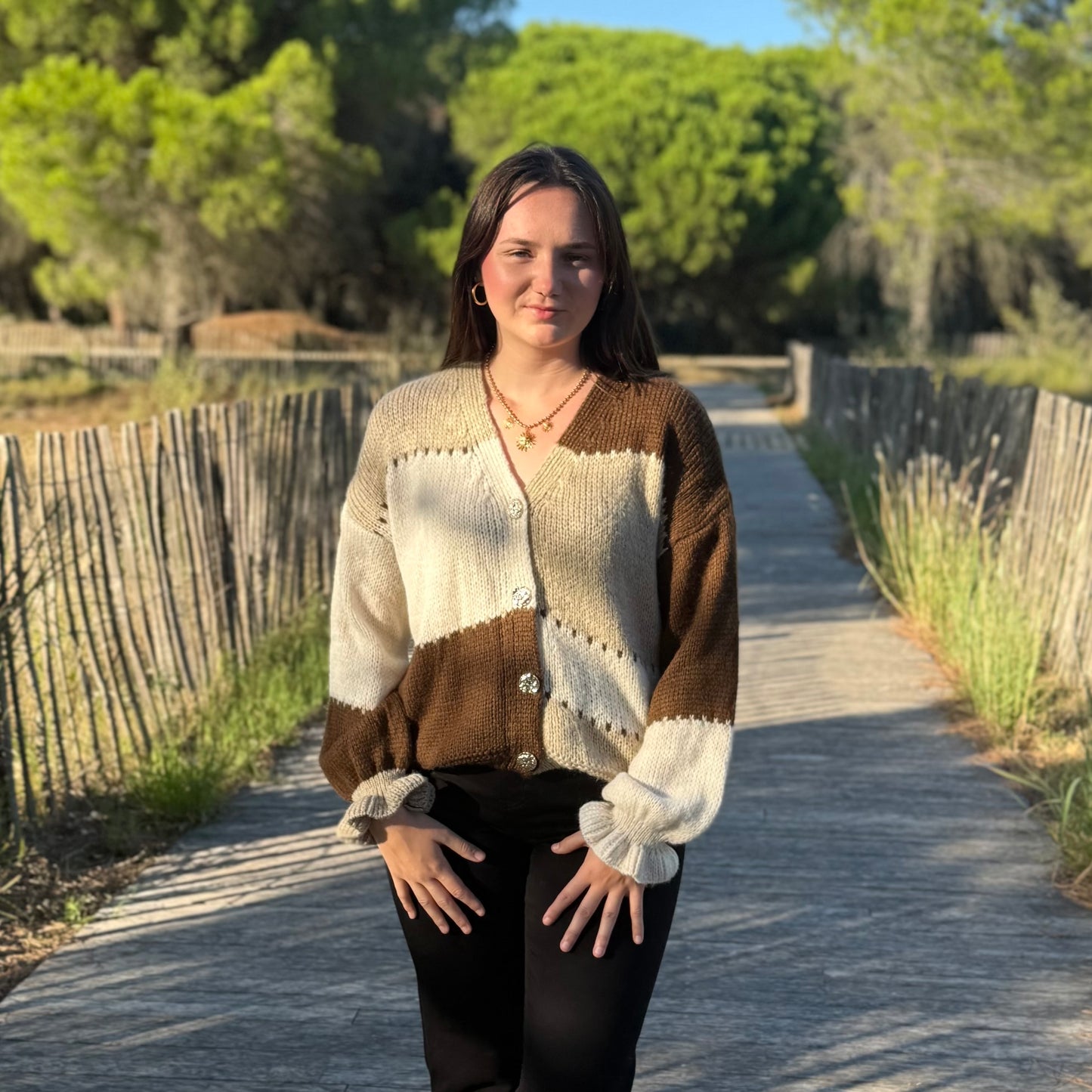 Cardigan Romy chocolat