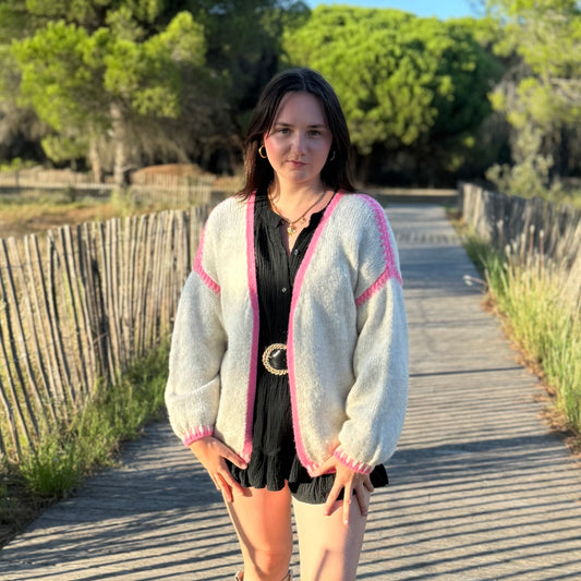 Gilet Cindy rose