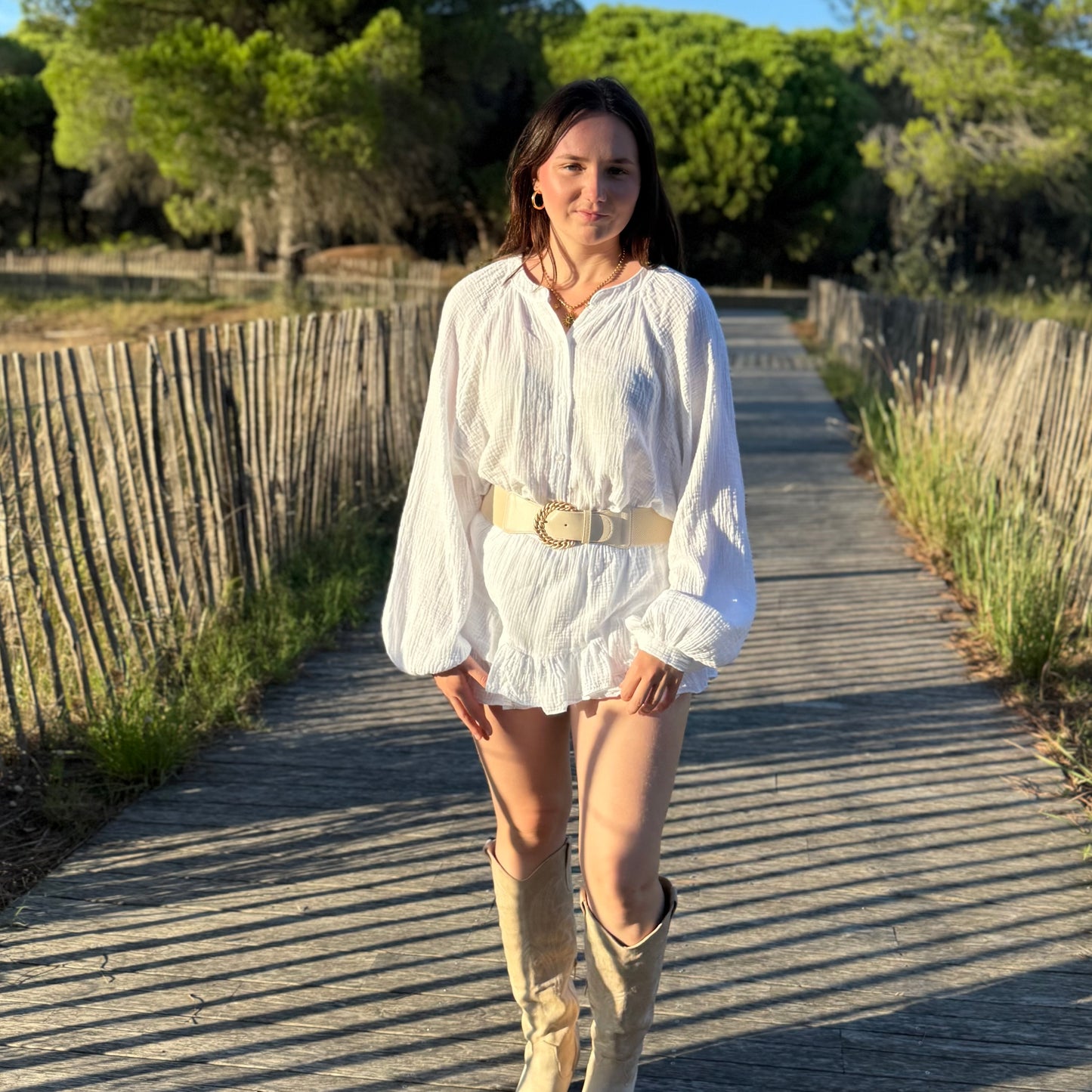 Ensemble Céline blanc