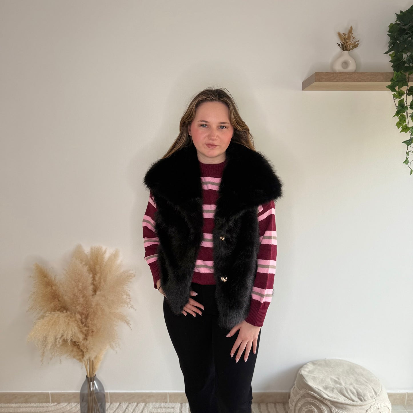 Veste sans manche Clara noire