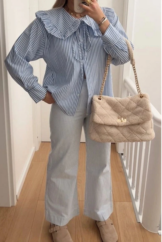 Chemise Élodie bleue