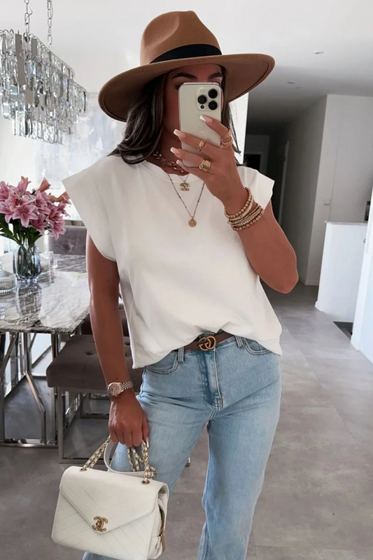 T-shirt Esther blanc