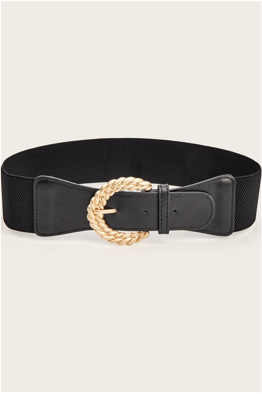 Ceinture tressé noire