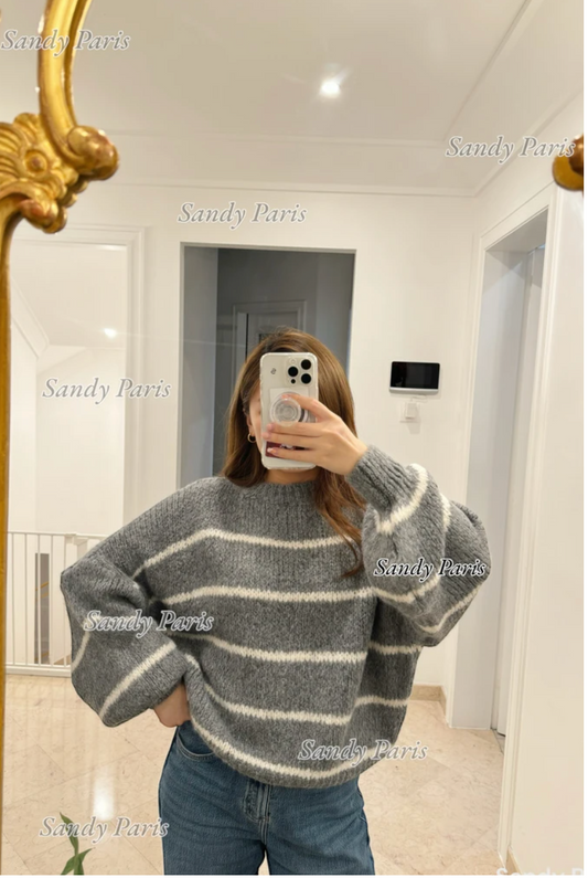 Pull Catherine gris