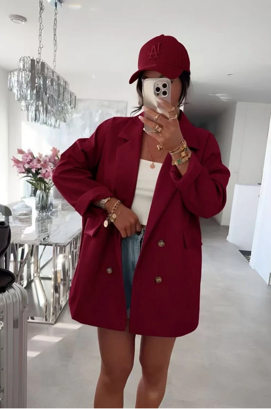Veste Noémie bordeaux