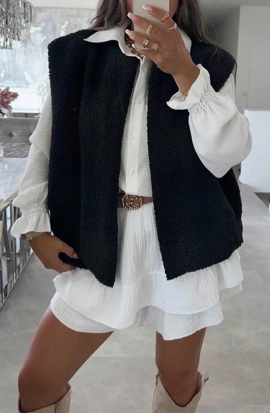 Veste sans manches Lola noir