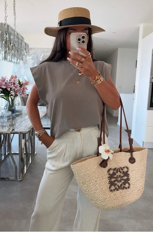 T-shirt Esther taupe