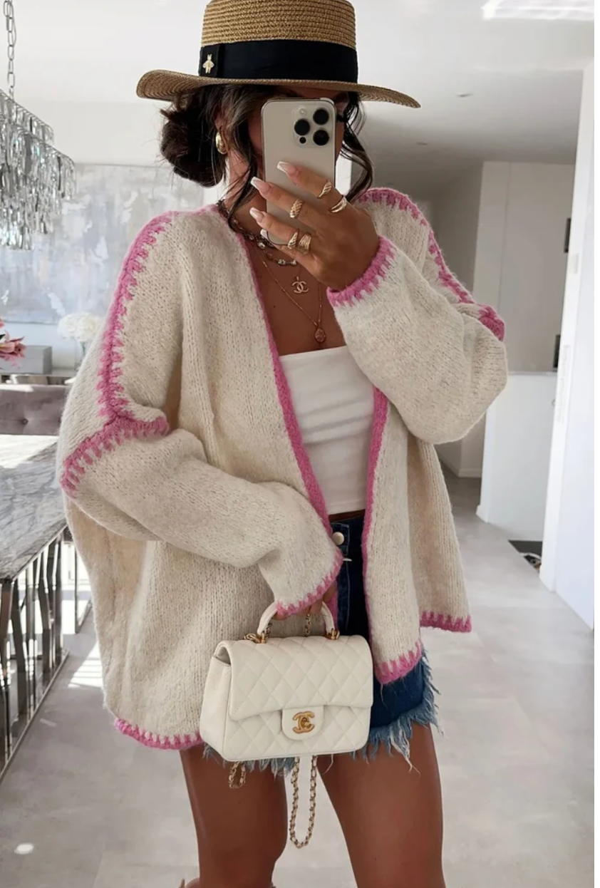 Gilet Cindy rose