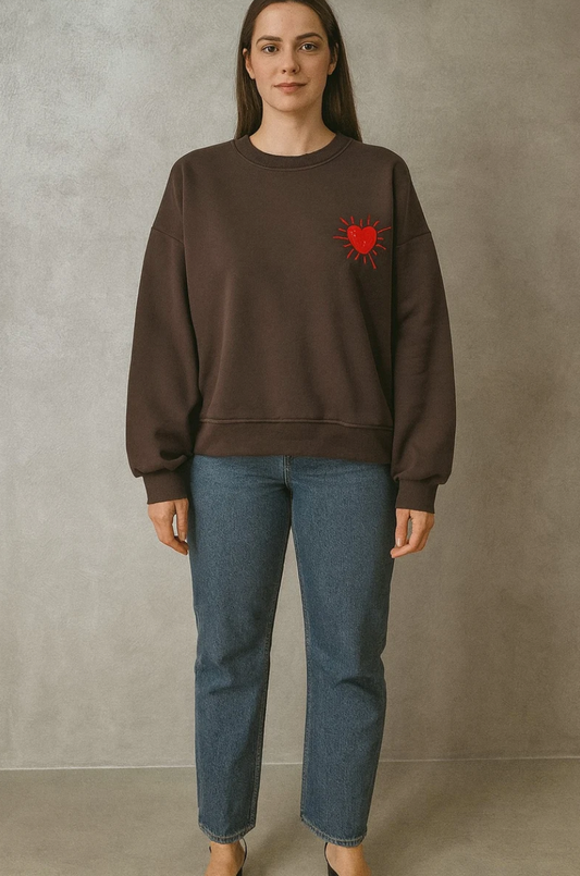 Pull Amour chocolat