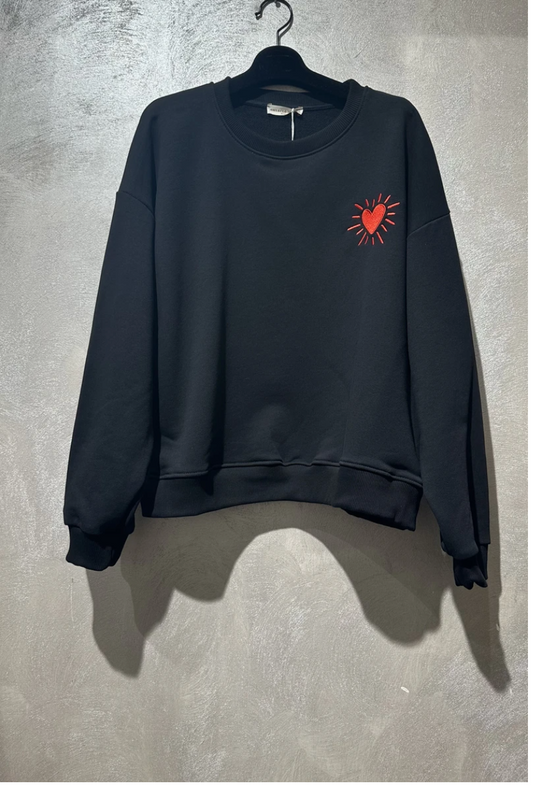 Pull Amour noir