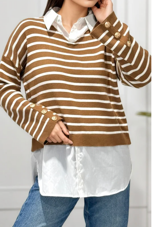 Pull/Chemise Patricia camel