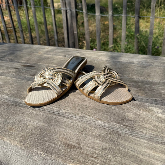 Sandales Lila doré