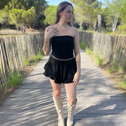 Combi-jupe/short Chloé noir