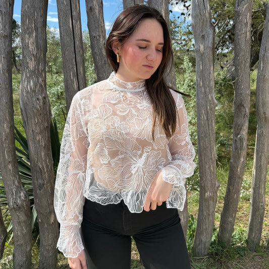 Blouse Jessica blanche