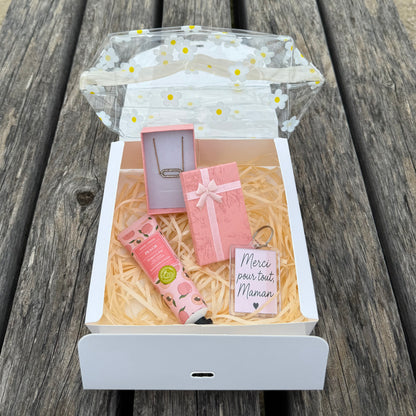 BOX CADEAU FÊTE DES MÈRES COLLIER AU CHOIX