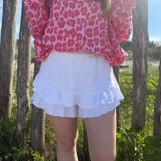 Jupe-short Maria blanche
