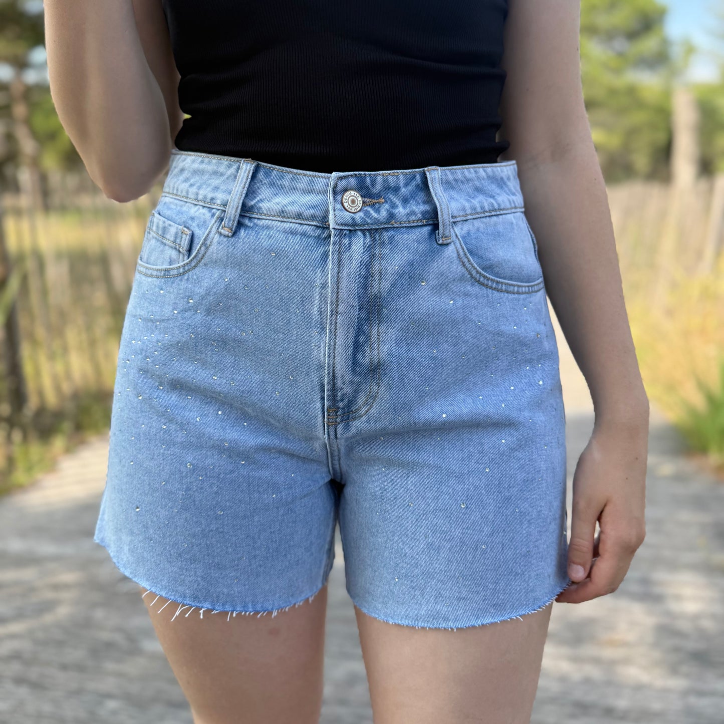 Short Louise bleu