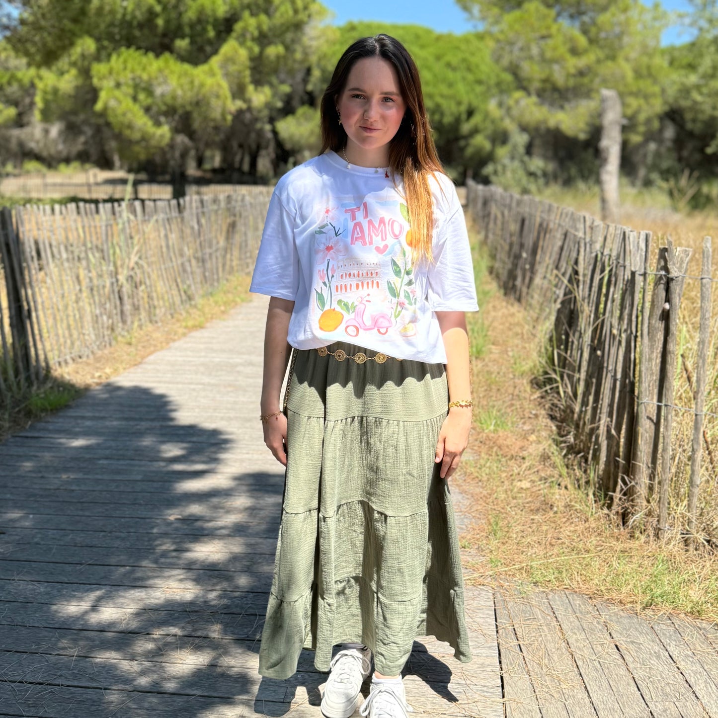Jupe Marina kaki