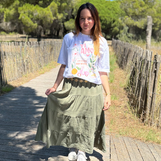 Jupe Marina kaki