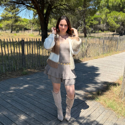 Gilet Romy beige