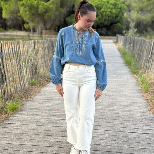 Jeans Tess blanc