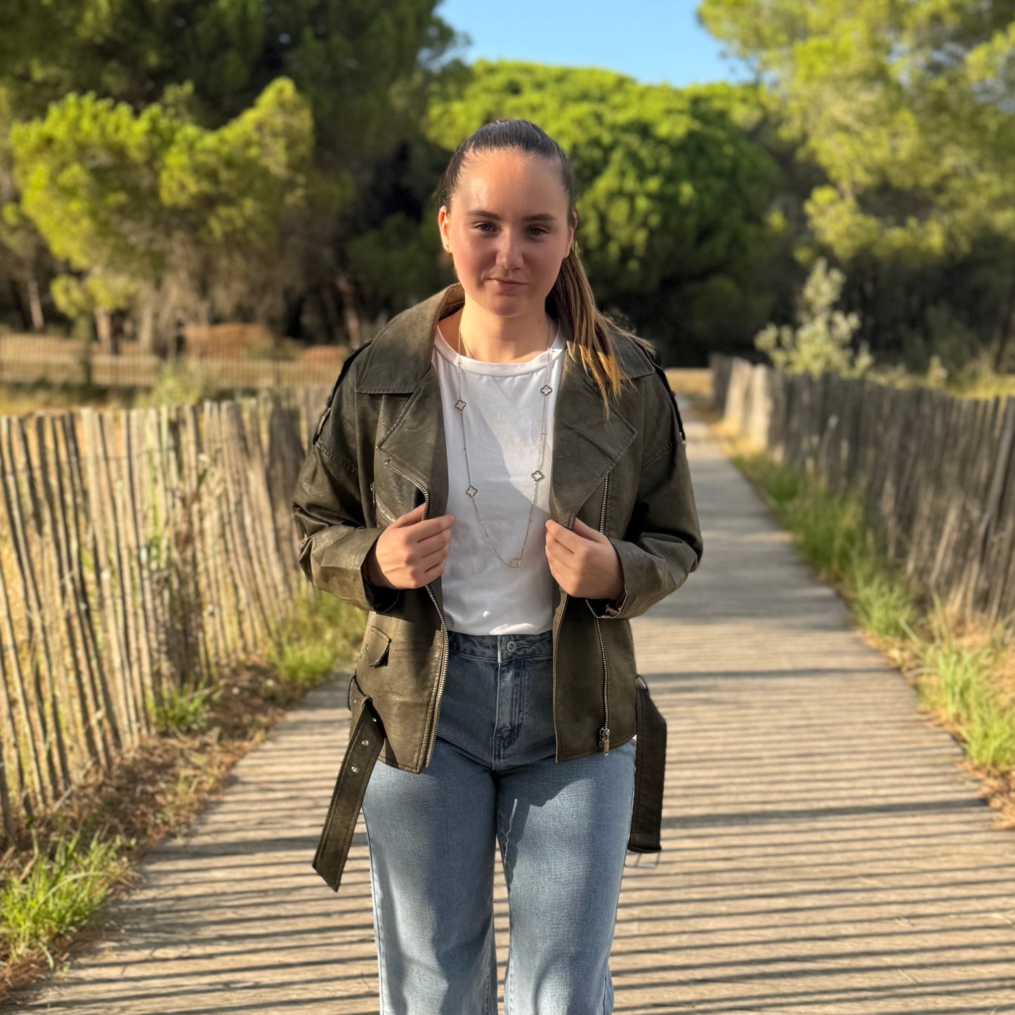Veste Kayla taupe