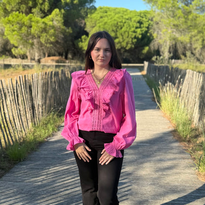 Blouse Marie rose